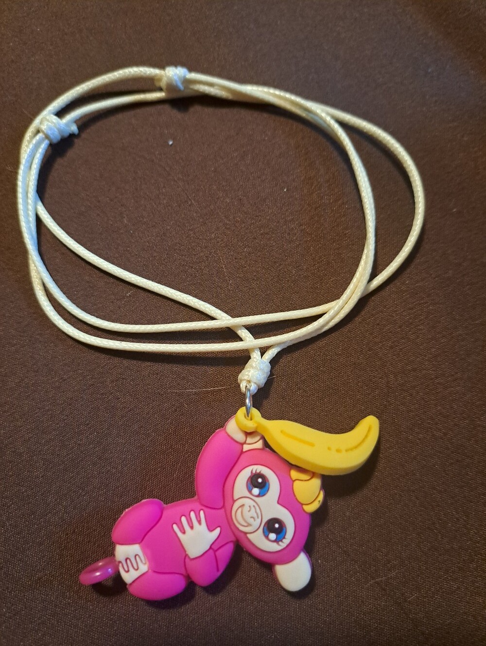Handmade fingerlings Monkey Necklace